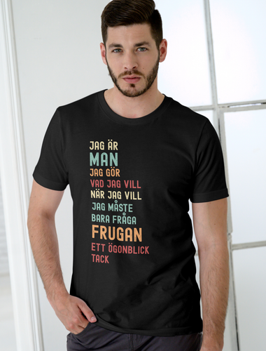 En man