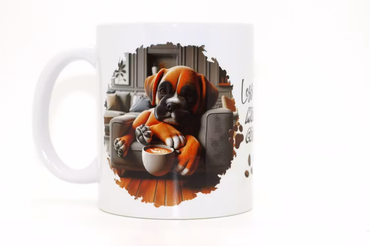 Less talk more coffe, Dog