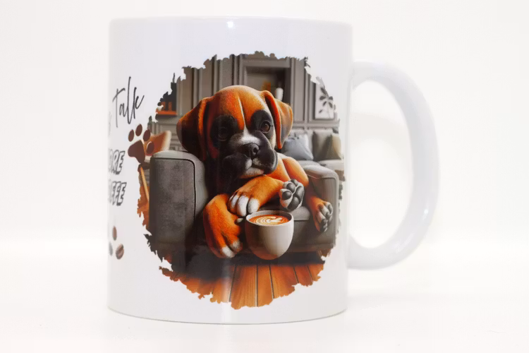 Less talk more coffe, Dog