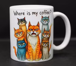 Where is my coffee? cats