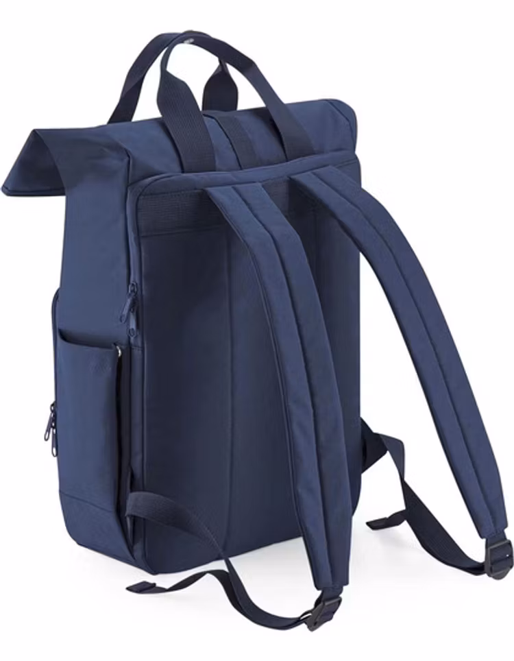 Recycled Twin Handle Roll-Top Laptop Backpack