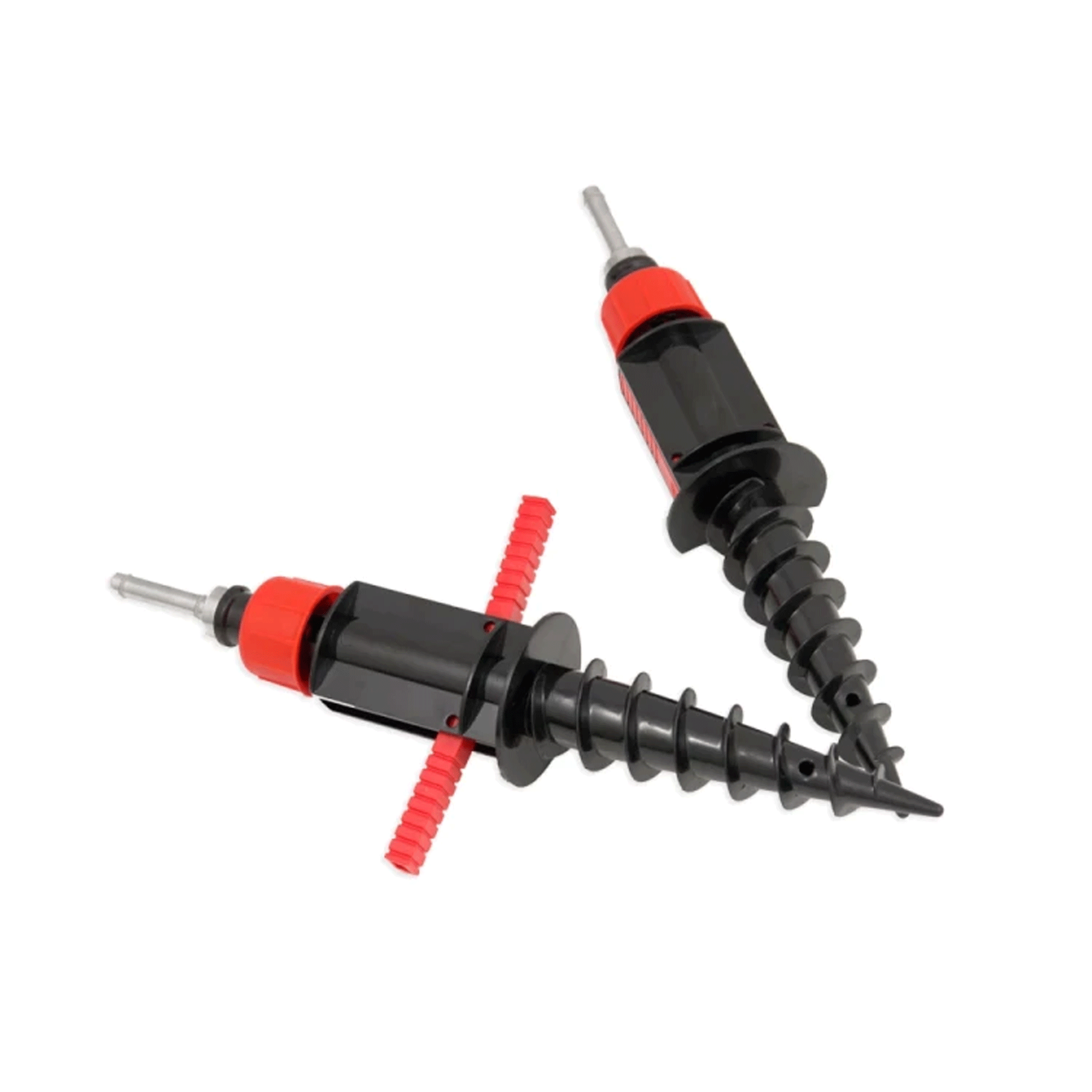 Markskruv i plast till beachflagga – perfekt för mjuka underlag