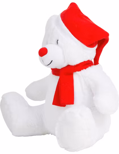 Nalle med röd halsduk – en kram att ge bort ❤️