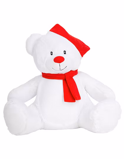 Nalle med röd halsduk – en kram att ge bort ❤️