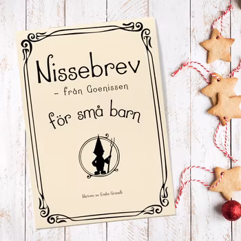 Nissebrev från Goenissen - för små barn (2-3 år)