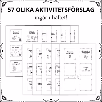 Julkalender med aktiviteter & goda gärningar