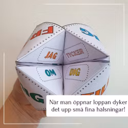 Julkort - vik en loppa!