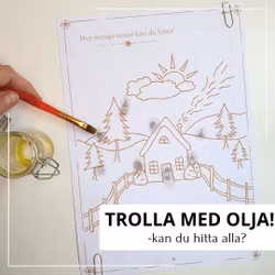 Trolla med olja - jultema