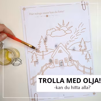 Trolla med olja - jultema