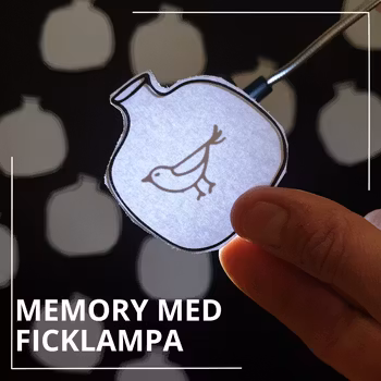 Memory med ficklampa