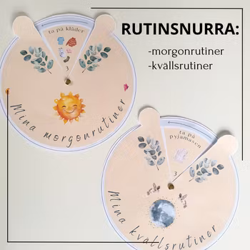 Snurror: morgon- och kvällsrutiner