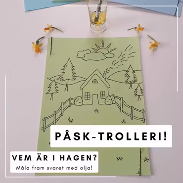 Påsktrolleri - trolla med olja!