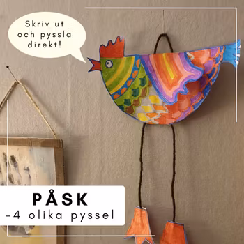 Påsk - fyra olika pyssel