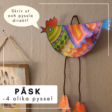 Påsk - fyra olika pyssel