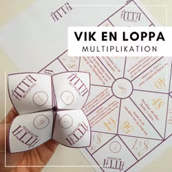 Vik en loppa - multiplikation