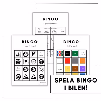 På resan - pyssel, spel & utmaningar