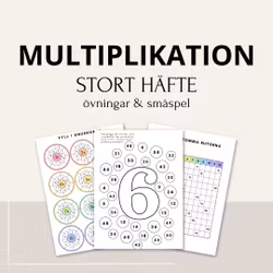 Multiplikation - övningar & småspel