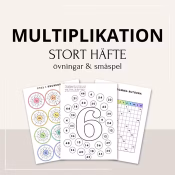 Multiplikation - övningar & småspel