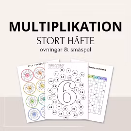 Multiplikation - övningar & småspel
