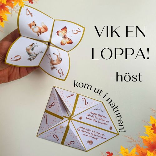Vik en loppa - tema höst!