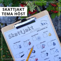 Skattjakt i naturen - tema höst