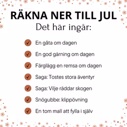 Räkna ner till jul - ALLT I ETT!