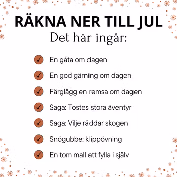 Räkna ner till jul - ALLT I ETT!