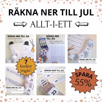 Räkna ner till jul - ALLT I ETT!