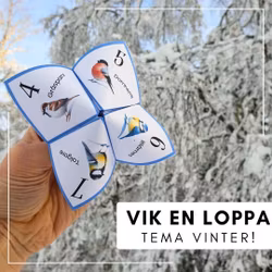 Vik en loppa - tema vinter!