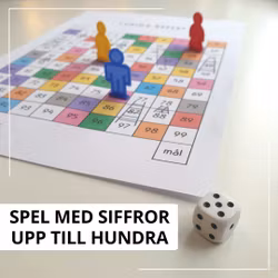 Spel med siffror upp till hundra