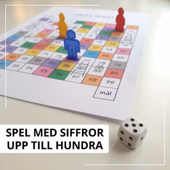 Spel med siffror upp till hundra