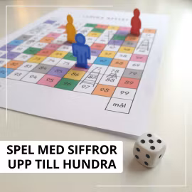 Spel med siffror upp till hundra