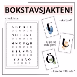 Bokstavsjakten! (med bilder)