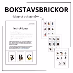 Bokstavsjakten! (med bilder)