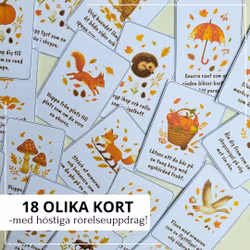 Rörelsekort - med tema höst!