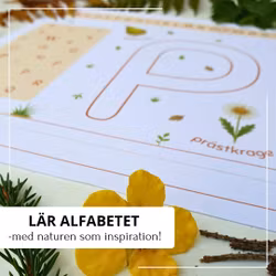 Stava med naturen - alfabetsmattor