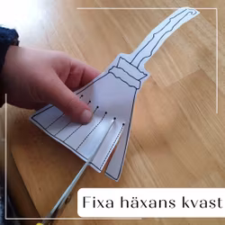 Klippa med sax - tema halloween