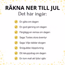Räkna ner till jul - ALLT I ETT!