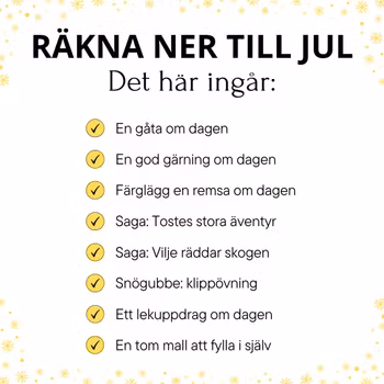 Räkna ner till jul - ALLT I ETT!