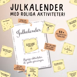 Julkalender med aktiviteter & goda gärningar