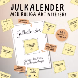 Julkalender med aktiviteter & goda gärningar