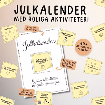 Julkalender med aktiviteter & goda gärningar