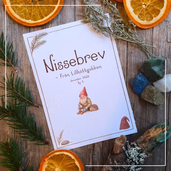 Nissebrev från Lillhättgubben - år 1