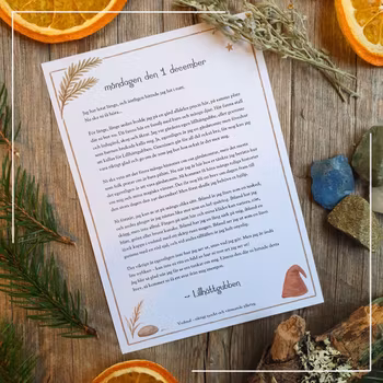 Nissebrev från Lillhättgubben - år 1