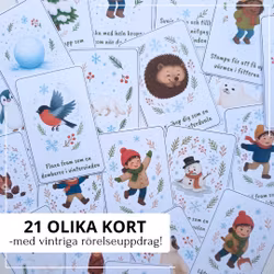 Rörelsekort - med tema vinter!