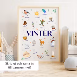 Årstidsposter -  vinter