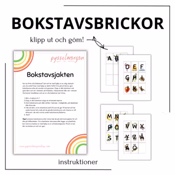 Bokstavsjakten! (med bilder)