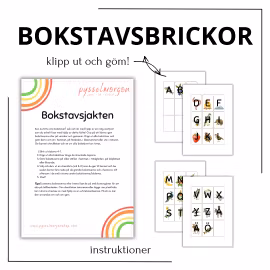 Bokstavsjakten! (med bilder)