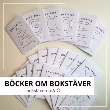 Bokstavsböcker - vik & fyll i