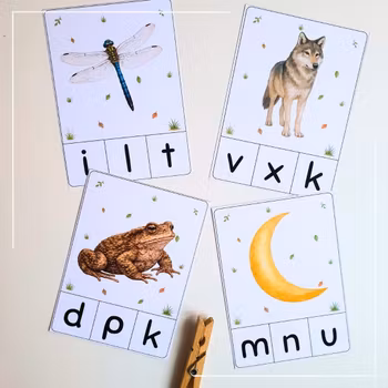 Nypkort - versaler och gemener